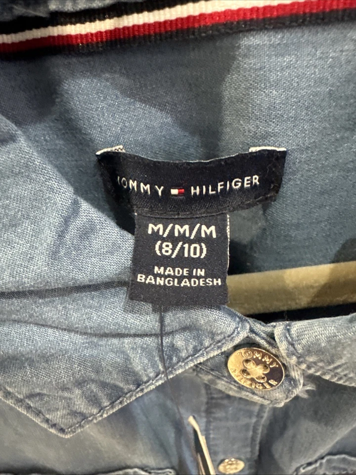 Vestido vaquero Tommy Hitter Highline para niñas talla 8/10 Foto 3 de 4