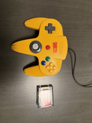 Nintendo N64 Donkey Kong DK 64 Nintendo Power Exclusive Controller Yellow Banana