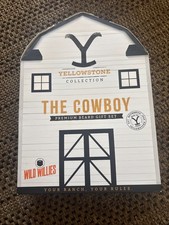 Wild Willies Yellowstone Collection "The Cowboy" Beard 6 Pc Gift Set Brush Oil