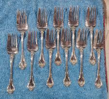 Antique Whiting Sterling Silver Fish Forks – Empire Pattern – Set of 12 – Patent