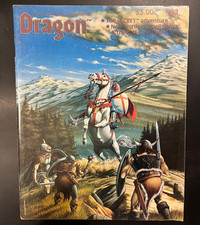 The Dragon Magazine 62 vol 6 no 12 June1982 TSR Vintage D D Fantasy w/ module