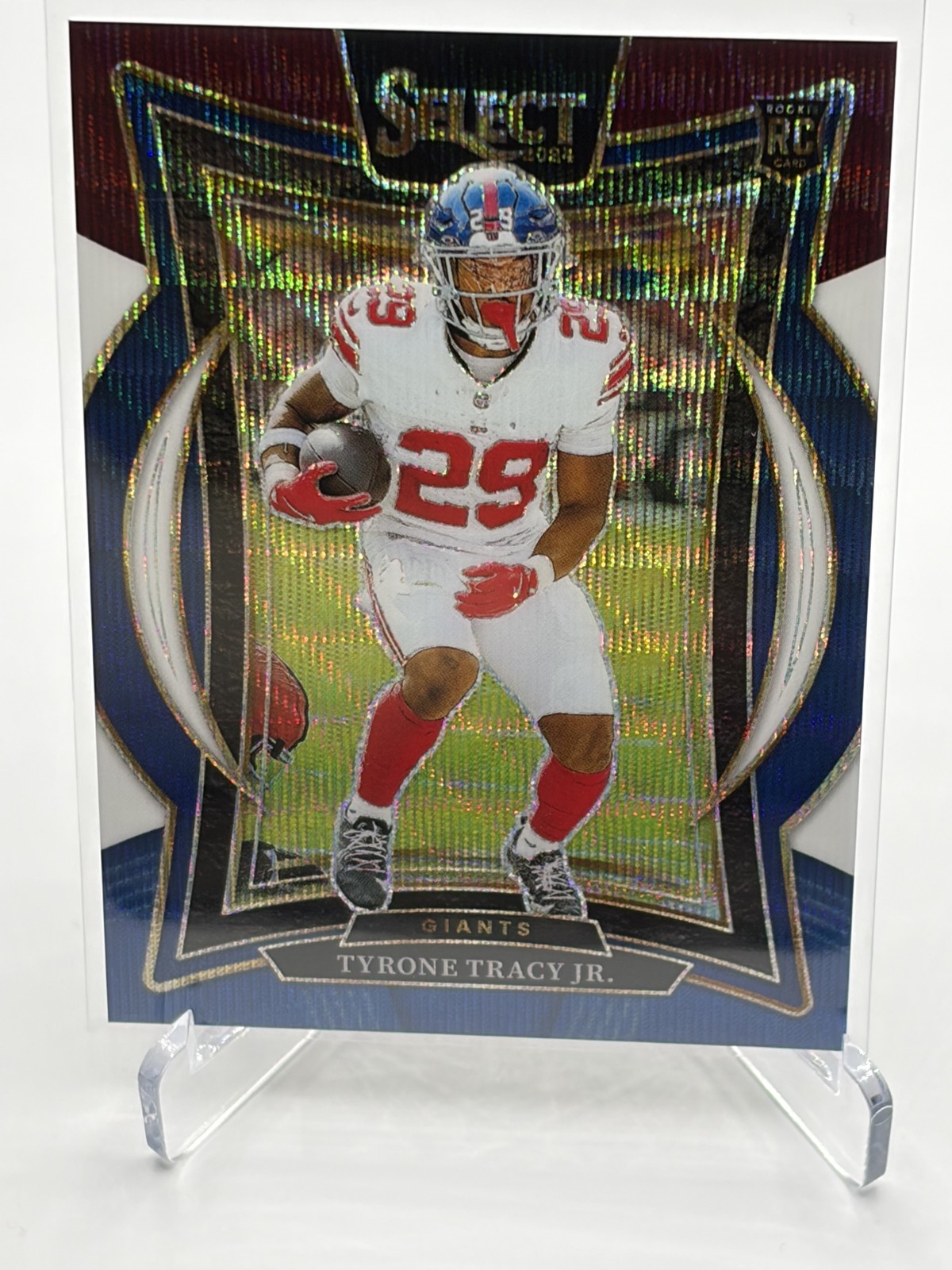 2024 Panini Select - Concourse Tyrone Tracy Jr. #61 Tri-Color Prizm /299 (RC)