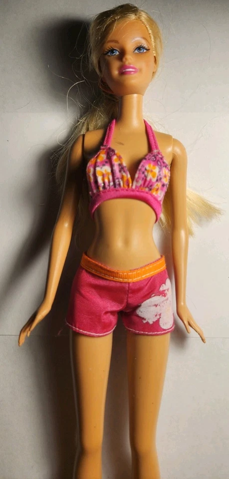 Barbie 2010 Muñeca A Mermaid Tale Edición DVD Lg Pies Planos Sin DVD Foto 2 de 4