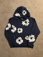 Denim Tears Navy Blue Hoodie Size Small