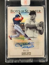 Juan Soto Autograph /25 SSP 2022 Chronicles Auto Boys Of Summer SP Autographs NY