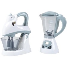 Play Kitchen Appliances, Kids Blender and Mixer Toy, Realistic Designs, Developm