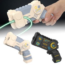 Rope Launcher Propeller Glow-in-The-Dark Loop Lasso String Shooter Toy Xmas AE