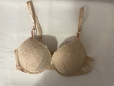 Victoria's Secret 38B Push-Up Bra Cream Lace