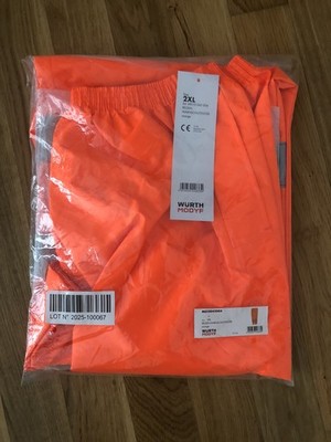 WÜRTH Regenhose Warnschutzhose 2 XL NEU OVP Arbeitshose 