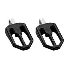 Pro-One Black Moto V1 Billet Male Mount Footpegs - 500751B