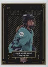 2024 PWHL 1st Edition UD Portraits Gold /299 Jaime Bourbonnais #P-11 Rookie RC