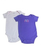  Carter's Baby Girl Sizes 3m 3-6m Bodysuit Bundle Short Sleeves