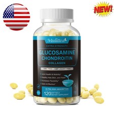 Glucosamine Chondroitin MSM Vitamin D3 Triple Strength Joint Support 120Capsules