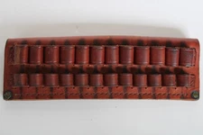 Vintage Hunter #575 Leather Ammunition Cartridge Holder Rifle Belt Slide
