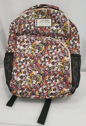 Kavu Packwood Backpack, Floral Pattern Previously Owned See Pictures