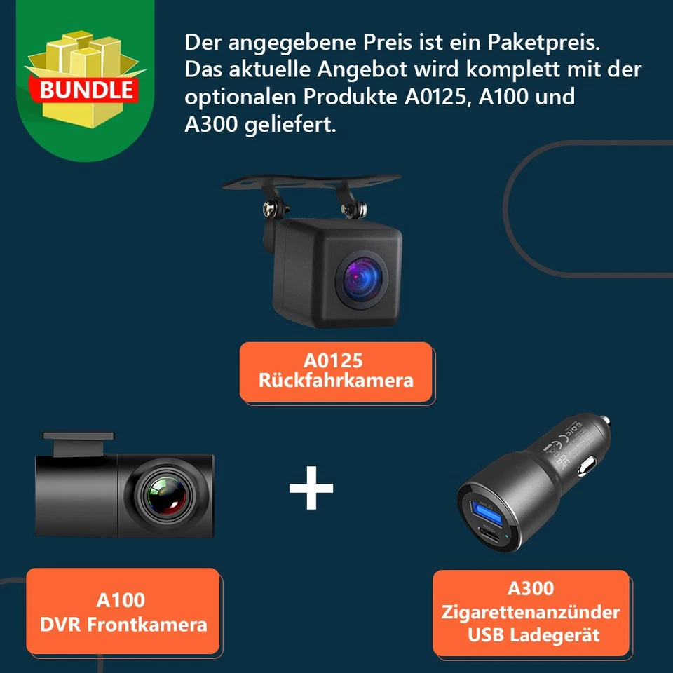 DVR+CAM+Android 13 Carplay Autoradio GPS 2+32G Für Opel Astra H Corsa C/D Zafira - Bild 2 von 4