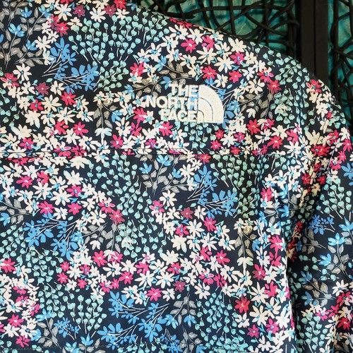 NORTH FACE REVERSIBLE JACKET YOUTH 14-16 FLORAL PLAID FULL SNAP COLORFUL OUTDOOR - Picture 6 of 16