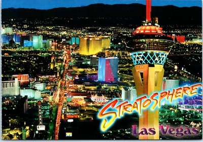 Vintage Postcard Stratosphere Hotel Casino Las Vegas Nevada Tower View
