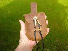 Medieval Leather Belt Pouch, Renaissance, Reenactment, Waist Pouch, Handcrafted