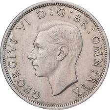 #1550817 Great Britain, George VI, 1/2 Crown, 1948, Copper-nickel, EF(40-45),