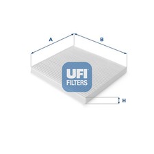UFI Innenraumfilter 53.125.00 Partikelfilter für AVENSIS COROLLA TOYOTA Verso