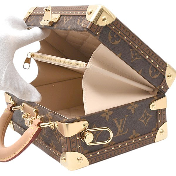 Authentic Louis Vuitton Monogram Petite Valise Trunk M20468 Japan image 5