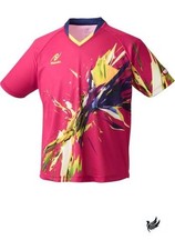 Nittaku Table Tennis Game Shirt JTTA Japan Table Tennis Association Approved O