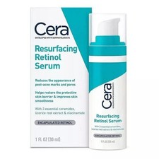 Cerave Resurfacing Skin Renewing Retinol Hydrating Hyaluronic Acid Serum 30ml