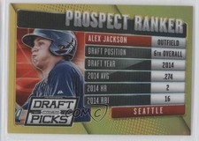 2014 Prizm Perennial Draft Picks Prospect Ranker Gold 2/10 Alex Jackson #10 0b0