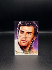 2025 Topps Star Wars Smugglers Outpost Poe Dameron Gold Stellar Art Card 31/50