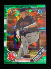 2019 Bowman Chrome Draft Sapphire RYAN ZEFERJAHN 1st Rookie GREEN REFRACTOR #/50