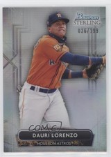 2022 Bowman Sterling Prospects Refractor 26/199 Dauri Lorenzo #BSP-70 3c2