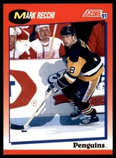 1991-92 SCORE Mark Recchi [Base] Base Set