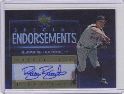 2006 Upper Deck Special F/X Special Endorsements Auto Brian Bannister #SE-BR