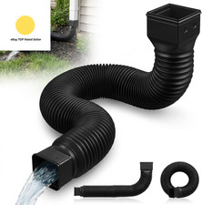 Gutter Flexible Downpipe Extensions: Retractable Guttering Downspout Rainwater