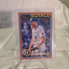 2024 Topps Update Series - Rookie John Schreiber #US60 Gold /2024 Royals