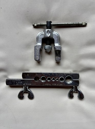 Imperial No. 195-FC 45 Degree Pipe Flaring Tool Flare USA 3/16 to 5/8
