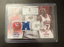 2009-10 Upper Deck - Dual Game Materials Richard Hamilton/Ben Gordon #DG-HG