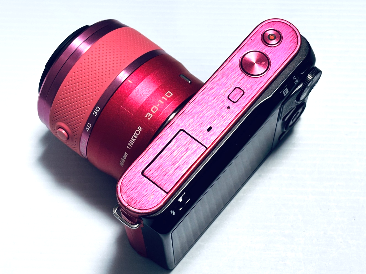 Nikon 1 J2 10.1MP Mirrorless Digital Camera - Pink w/30-110mm VR