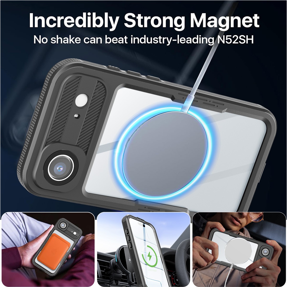 Waterproof Case For iPhone Air MagSafe Shockproof Underwaer Full Body Cover