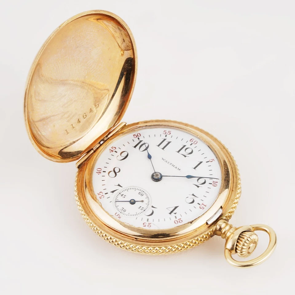 Waltham American Pocket Watch 6/0s Circa 1901 Limited Production in 14KYG - Image 3 of 4
