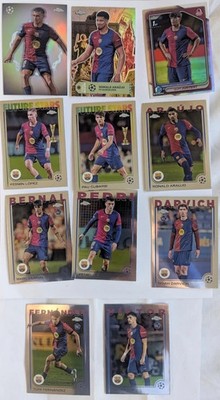 69 Karten, Topps Chrome, Barcelona ManU Bayern PSG BVB Liverpool Inter, NEW