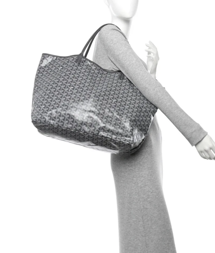 Goyard Saint Louis 托特包 黑色 灰色 变色手提包 XL 手提包 — 第 3/4 张图片