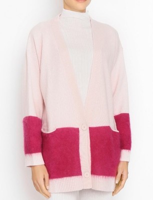   Strickjacke Max&Co by MAX MARA Wollmischung Mohair Strickjacke S Gr. Art Sbarcare