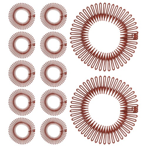 12 Pcs Unsichtbarer Haarrasurkamm Haarkamm Stirnband Elastischer - Bild 6 von 12