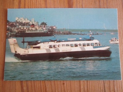 Postkarte Hovercraft SR-N6 (Mark IS) zwischen Cowes & Southampton unbesendet