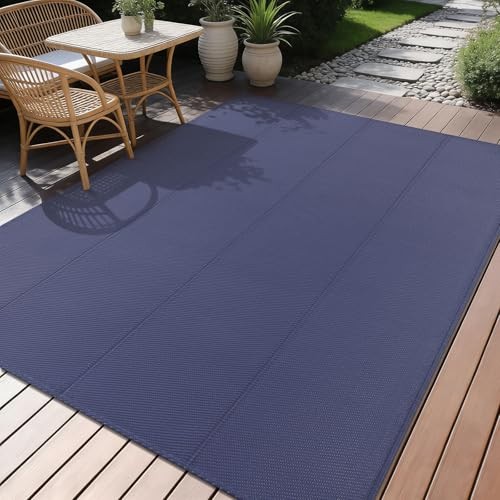 smiry Waterproof Outdoor Rug for Patio, UV  Assorted sizes , colors 