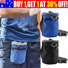 Chalk Bag for Rock Climbing - Drawstring Bucket Bag With Outdoor Waist Hanging