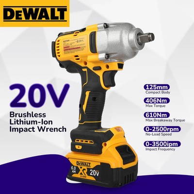 DeWalt DCF900 High Torque Brushless 20V Electric Impact Wrench Powered Electric