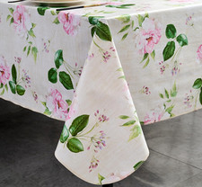 Vinyl Tablecloth with Flannel Backing - Waterproof, Oil-Proof, Easy to Clean -Pl